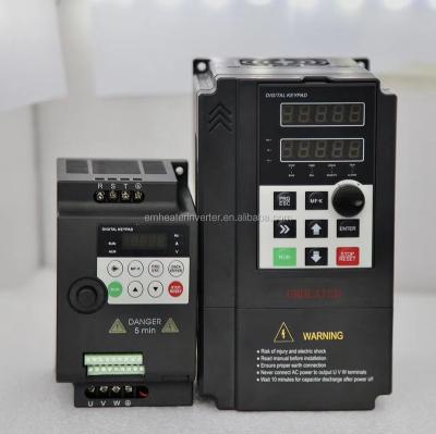 China Dual-lines Motor Speed ​​Display EM15-G3-011/P3-015 3phase 380V 11kw VFD Control For Water Pump for sale