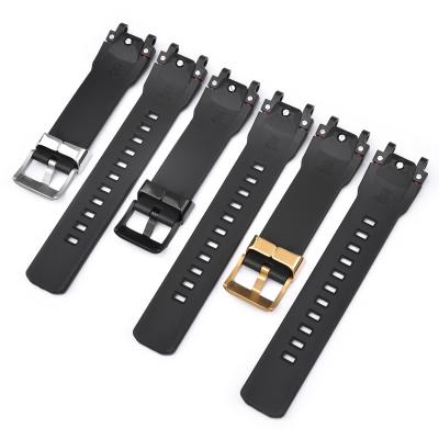 China Classic Watch Band Accessioers Silicone Replacement Rubber Strap For MTG-B1000 GST-W120L-S130 for sale