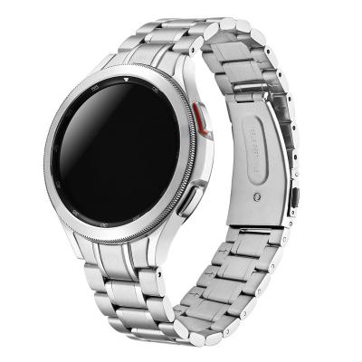 China Classic Stainless Steel Metal Strap Wrist Replacement Watch Band For Samsung Galaxy Watch4 42mm 46mm for sale