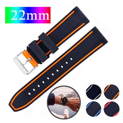 China 20mm Waterproof Watchband For Samsung Gear s3 Galaxy 46mm Pitch 22mm Pitch 22mm Sport Correa Strap Belt Huami Watch Band for sale