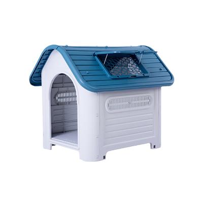 China Large Pet Dog House Sunscreen Kennel Outdoor Waterproof Pet Kennel Universal Four Season Rainproof Plastic for sale