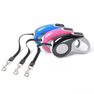 China New Viable Wholesale High Quality Nylon Can Automatically Retractable Dog Leash Pet Walking Leash for sale