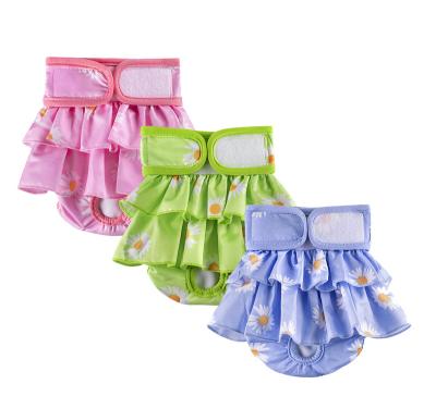 China New Viable Hot Selling Pet Clothes Menstrual Dress Pet Skirt Dog Menstrual Period Panties Physiological Pants for sale