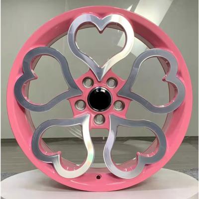 China Modern Desgin 19 Inch 5x112 5x114 Heart Shape Forged Alloy Wheels Car Rims for sale