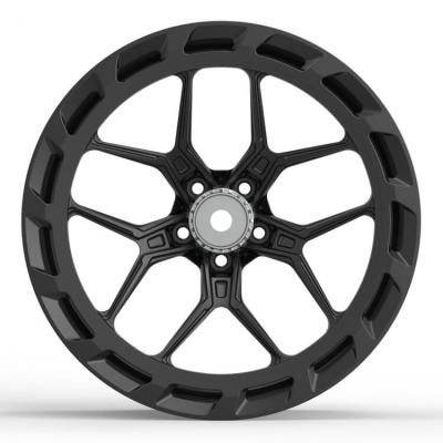 China Customized Luxury Racing Forged 19 Inch Black Forged Concave Car Rims Wheels Aftermarking for sale