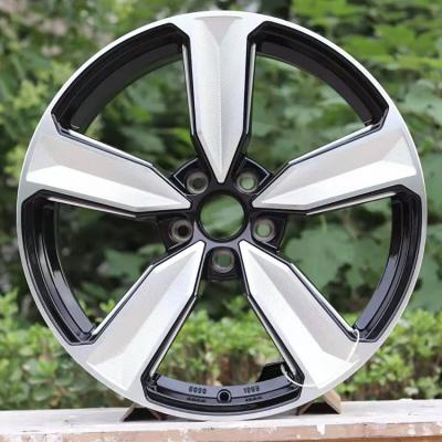 China 17-18-19 Inch Aluminum Five Spoke Polished Rims Alloy Wheels Porcelain for sale