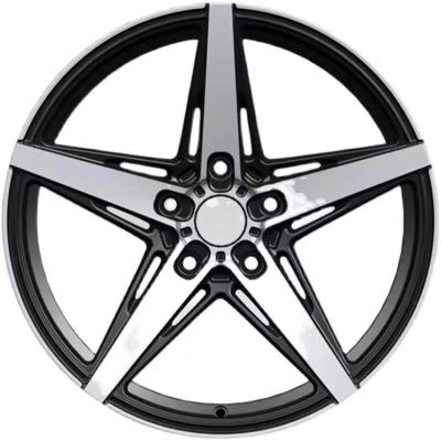 China Luxury Racing Customized Flow Forged Wholesale Sliver Machined Face Shaped Alloy Wheel for sale