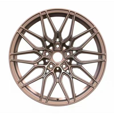 China Hot Selling 17/18/19 Inch 5*100-5*120 ALLOY Flow Forming Alloy Gold Color Wheel For Car for sale