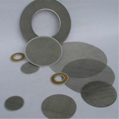 China Garment Shops 25 50 100 0.5 1 2 3 5 6 1.5 Inch Micron Stainless Steel Reusable Round Screen Filter Mesh Discs 0.25 1 for sale