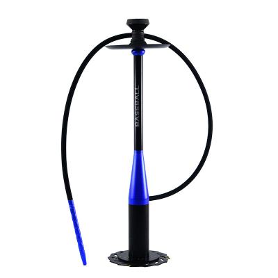 China Large Tube Minimalist Simple Alloy Medium Hookah Pole Vented Baseball SHISHA SMOKE PIPE Metal Hookah Set High Quality for sale