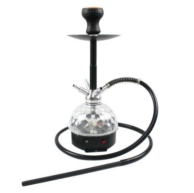 China Wholesale Arabic minimalist shiny hookahs finished product Bluetooth music hookah water smoke pot shisha set for sale