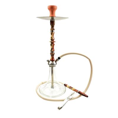 China Arabic Hookah Set Bar Wooden Stainless Steel Hookahs Shisha Accessories Minimalist Smoke Water Pipe High Quality for sale