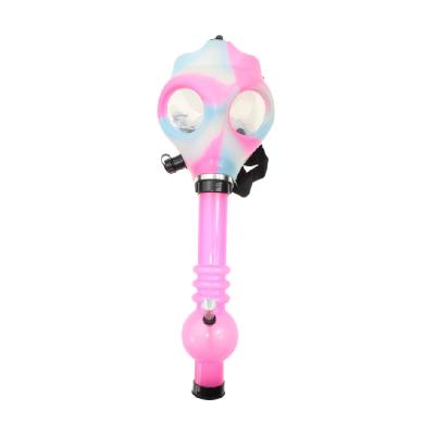 China Wholesale Hookah Minimalist Creative Luminous Pot Shisha Pipes Silicone Smoke Mask Skull Color Smoke Set for sale