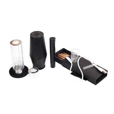 China Wholesale Minimalist Multi Function Electric Tobacco Grinder Grinding And Automatic Rolling Machine With Smoke Paper Smoke Set for sale