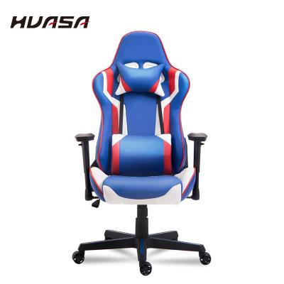 China (Size) Swivel Adjustable Fashionable PC Office Gaming Chair Racing Chair For Gamer PU Gaming Chair for sale