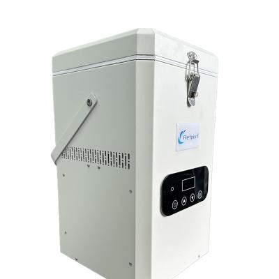 China 100W enkelstemperatuur 2L draagbare ultra lage temperatuur vriezer voor vaccinopslag Te koop