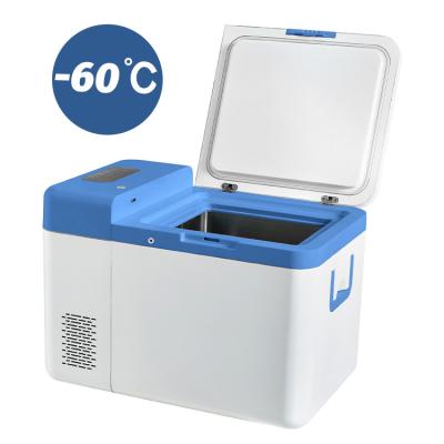 China Refport -60 Deep Cooler 25L Capacity Portable Fridge for Car Using 12V DC Compact Freezer for sale