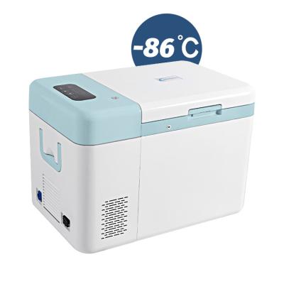 China 17.5KG congelador portátil -80 ultra baixa temperatura para equipamento de laboratório de células-tronco à venda