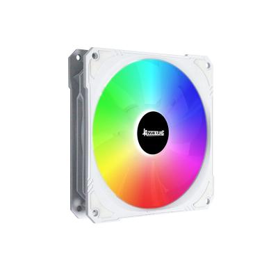 China Good Quality White Computer Cooler Case Cooler Computer Case Factory 120mm 12v 3pin+4pin RGB Fans For PC for sale