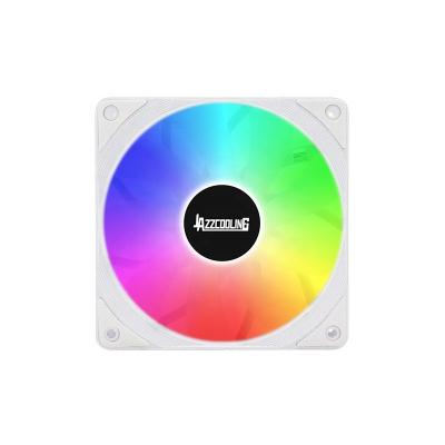 China Hot Sale 120mm 5V 3 PIN Fan Computer Aura Sync Quiet PWM Controllable White PC Case Cooler Argb Computer Case Fan Cooling PWM Fan for sale