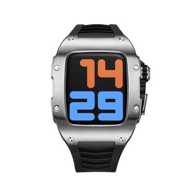 China High Hardness Trendy Fashion 2022 Designer Metal Hard Watch Case Parts For Apple Watch Case for sale