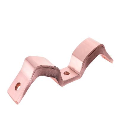 China Non-ferrous Metal Copper Busbars Battery Electrical Flexible Busbar PVC Busbar Pure Copper Copper for sale