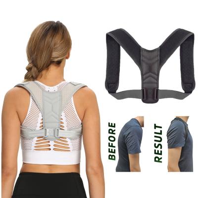 China Back Support Belts New 2020 Clavicle Spine Posture Corrector Home Office Belt Men Women Physical Adjustable Back Upper Shoulder Posture Correction for sale