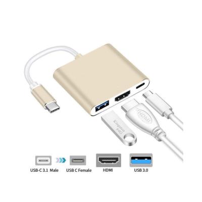 China 4K HDTV PD High Speed ​​Computing 3 in 1 Phone USB Hub USB 3.0 Hub Charging Type C Hub Support Computer USB Phone USB for sale