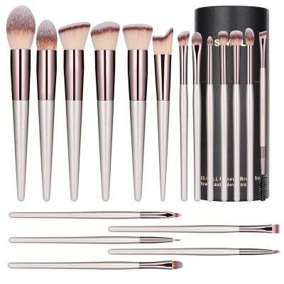 China Home.Hotel.salon 1/3/4 Piece Hot Luxury Good Quality Black And White Qusart Makeup 26Pcs Makeup Brush Set Private Label Black And White Br for sale