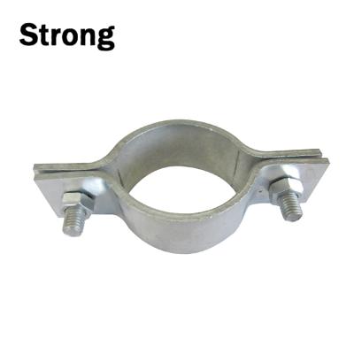 China Galvanized Strict Pipe Clamp Tolerance Worm Drive Pipe Clip for sale