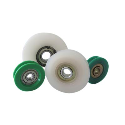 China Applicable to windows OEM nylon pulley wheels with plastic bearings roller for aluminum sliding door for sale