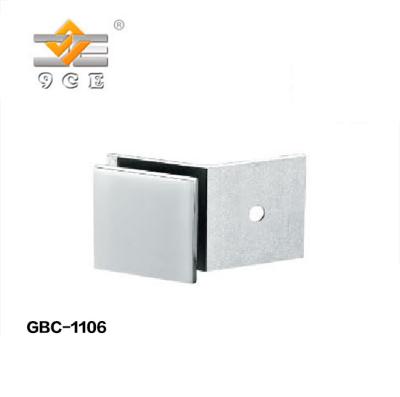 China Modern Bathroom Door Connector Accessories 90 Degree Wall To Glass Shower Glass Hinge for sale