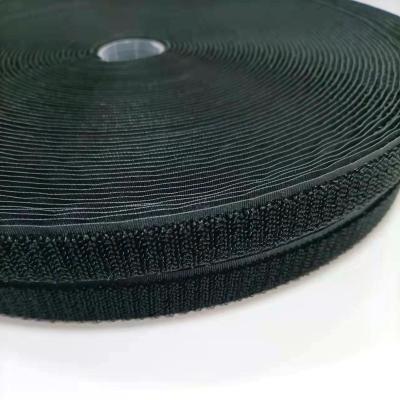 China Viable Wholesale Custom Black 20mm Hook And Loop Cable Strap Velcro Straps for sale