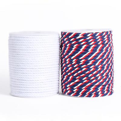 China Sustainable Natural 4mm Cotton Rope DIY Twisted Rope For Macrame Decor Macrame Rope for sale