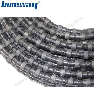 China Concrete granite quarry stone diamond cutting wire saw boreway wire saw for marble block cutting for sale