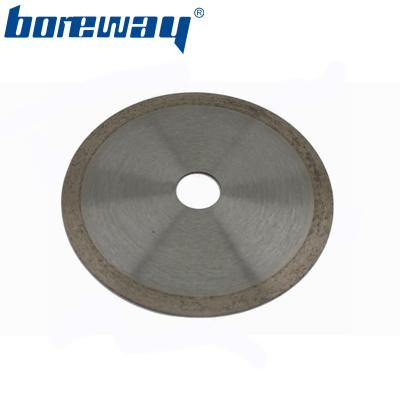 China Gem China Manufacturer Supply Continuous Rim Diamond Saw Blade For Agate Cutting for sale