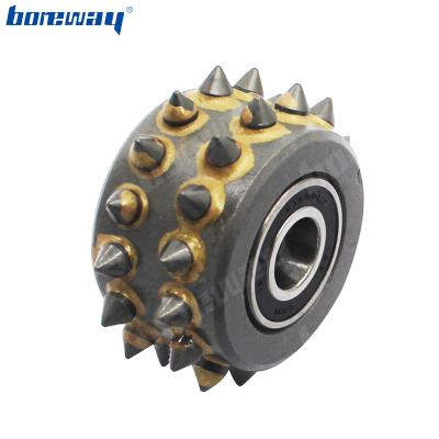 China Very aggressive and cheap buy cheap price 30S alloy bush hammer roller for floor grinding stone or concrete maker for sale