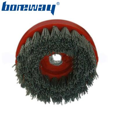 China Stone surface grinding and 110mm round polishing wire brush for sale