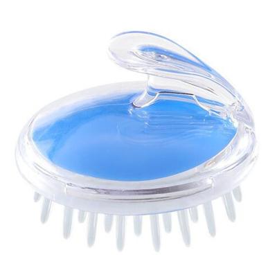 China Eco-friendly Creative Portable Colorful Artifact Comb Design Bath Massager Silicone Hair Head Shampoo Brush for sale