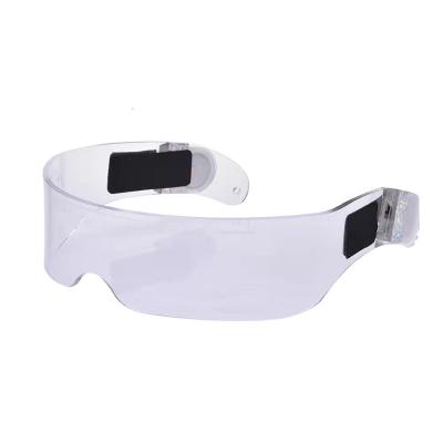 China Party bar style future technology Cosplay technology nightclub colorful fresh luminous two-dimensional glasses for sale