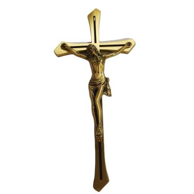 China BD001 European Style Metal Cross Jesus Crucifix For Casket Decoration for sale