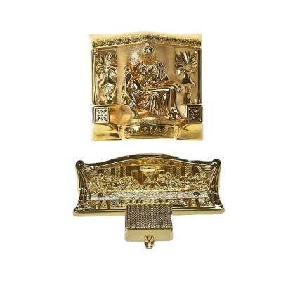 China C011 European Style Plastic Coffin Decoration Coffin Accessories Para de herrajes Ataudes for sale