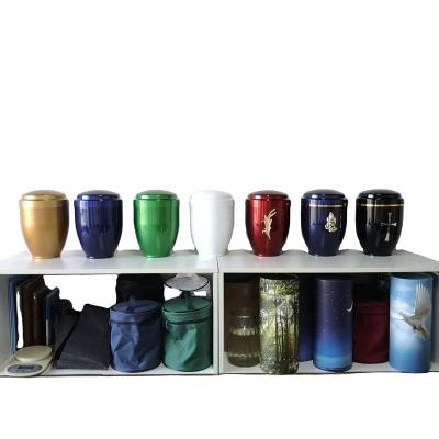 China European style metal cremation cremation urn for ashes human funeral urns cheap cremation urns for sale