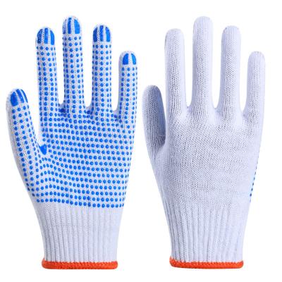 China Anti-smash Protective Digging Wear-Resistant Non-Slip PVC Dotted Garden Planting Gloves Garden Protective Work Work Gloves for sale