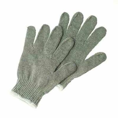 China Cheap White Gray Anti-smash Gloves Customized Knitted Cotton Yarn Touchntuff Hyflex Work Working Protective Hand Safety Gloves for sale