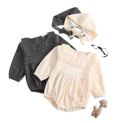 China Wholesale Hot Sale 100% Cotton Baby Suit Fashion Long Sleeves Cotton Romper for sale