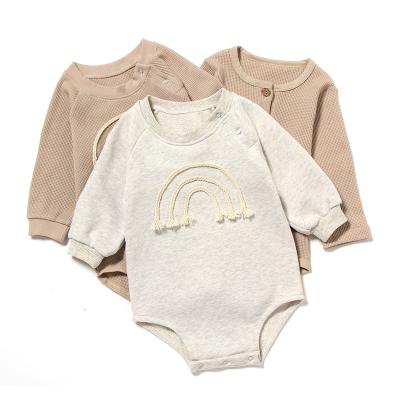 China Spandex/Cotton Baby Rompers Eco-Friendly Baby Clothes Sleep Cotton Organic Girls Baby Sleep Romper for sale