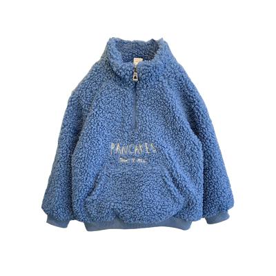 China 2020 fashion kids cotton warm fluffy sweatshirt boy hoodies durable heavy plush winter in autumn for sale