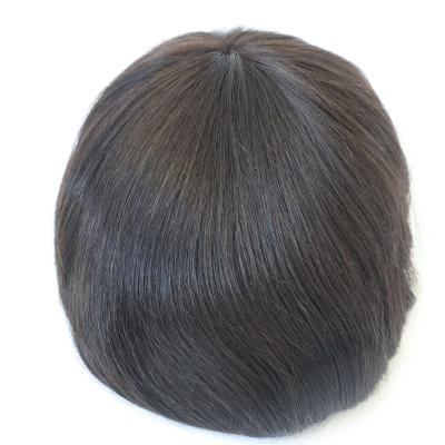 China Freestyle Strong Mono Fine Multiple Sizes 100% Indian Hair Toupee For Men for sale