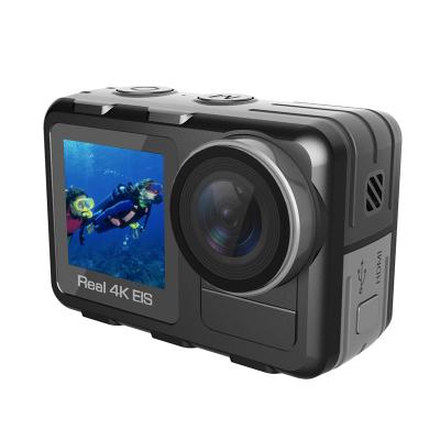 China Newest 4K 30fps 2.0 INCH Screen Video Dual Function Action Camera Wifi Sports Cam Recording for sale